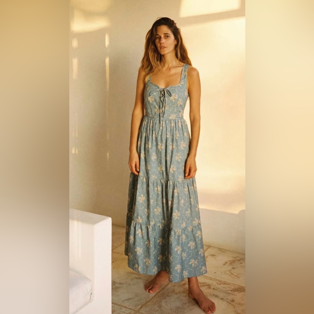 Christy Dawn Adele in Spruce Bouquet print